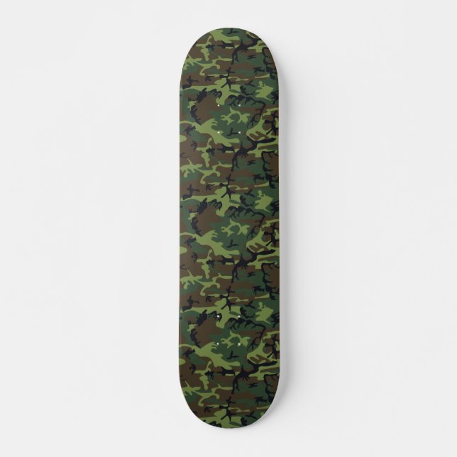 Skateboard Cubierta para el patinaje de camuflaje (Anverso )