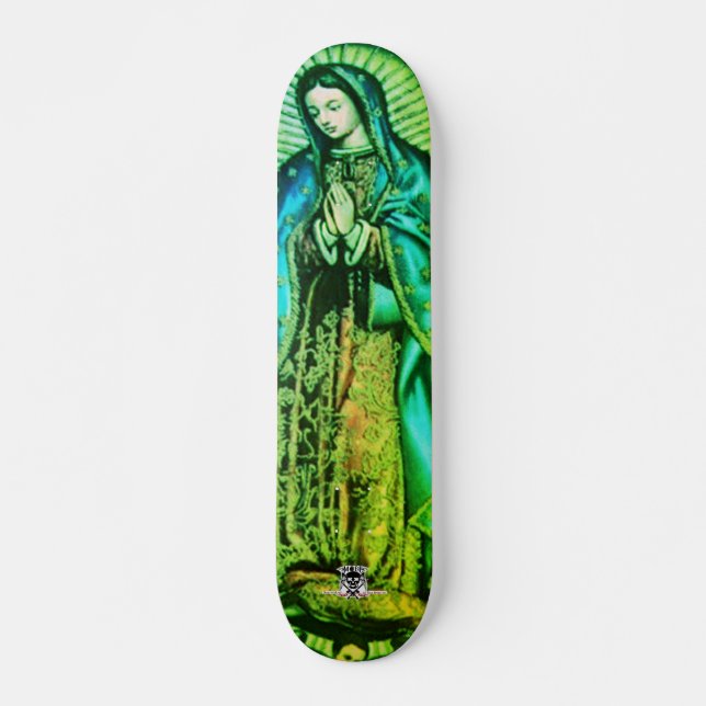 Skateboard Cubierta para patinaje de Greenleaf Virgin Mary (Anverso )