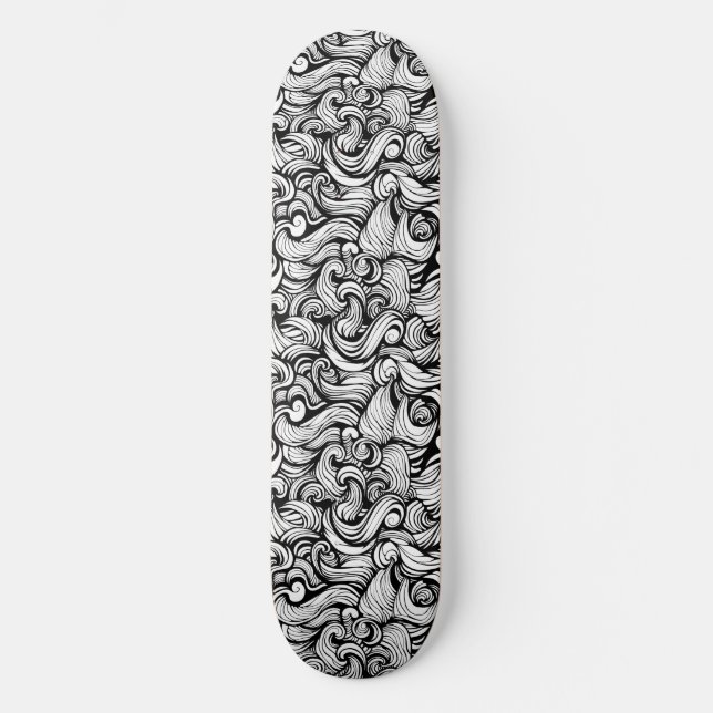 Skateboard Cubierta para patinaje de olas caprichosas (Anverso)