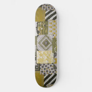 Skateboard Cubierta para patinaje de oro