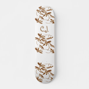 Skateboard Cubierta para patinaje de oro de Dragonfly