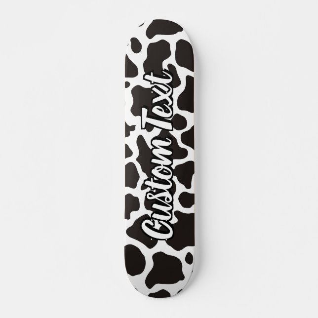 Skateboard Cubierta para patinaje sobre el patrón de vaca (Anverso )