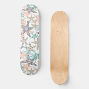 Skateboard Cubierta para patinaje sobre patrón sin foco Starf