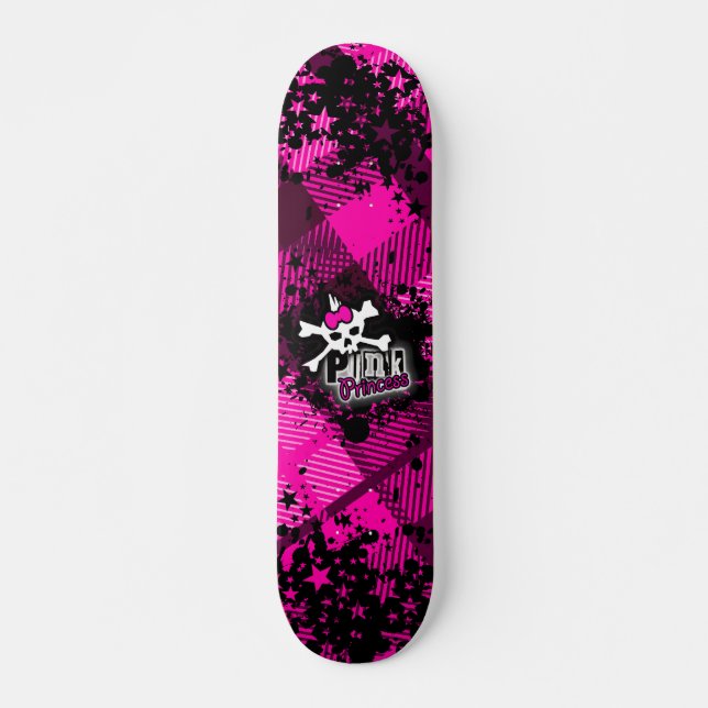 Skateboard Cubierta para patinaje sobre punk Princess (Anverso )