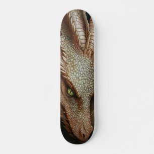 Skateboard Cubierta para patinar Guay White Dragon