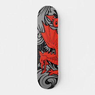 Skateboard Cubierta para patinar sobre dragón galés