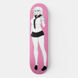 Skateboard Cubierta Shy Anime School para Chicas en Skateboar
