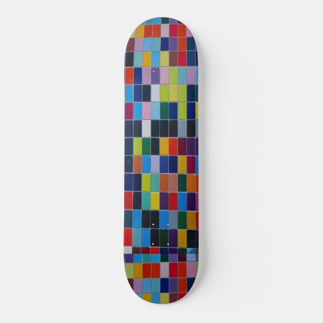 Skateboard Cubierta tectónica del espacio de represa de color (Anverso)