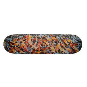 Skateboard Cubiertas abstractas urbanas del tablero del patín