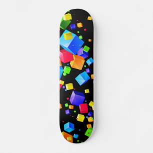 Skateboard Cubos coloridos 2