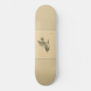 Skateboard Cuckoo (arte japonés) (de Kono Bairei)
