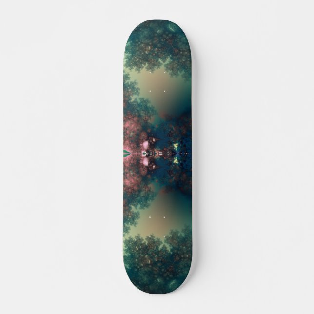Skateboard Cuento de Hadas Verde (Anverso )