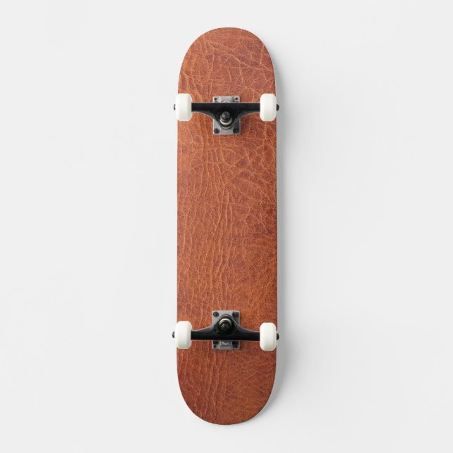 Skateboard Cuero marrón (Anverso)