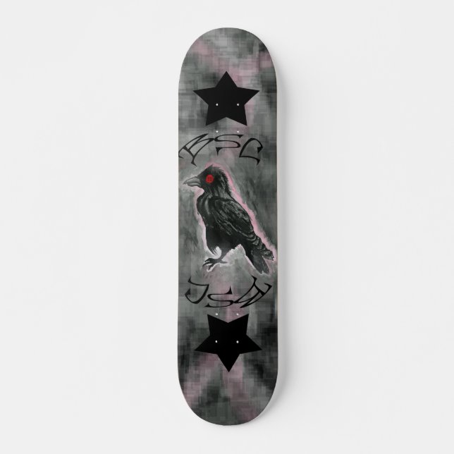 Skateboard Cuervo (Anverso )
