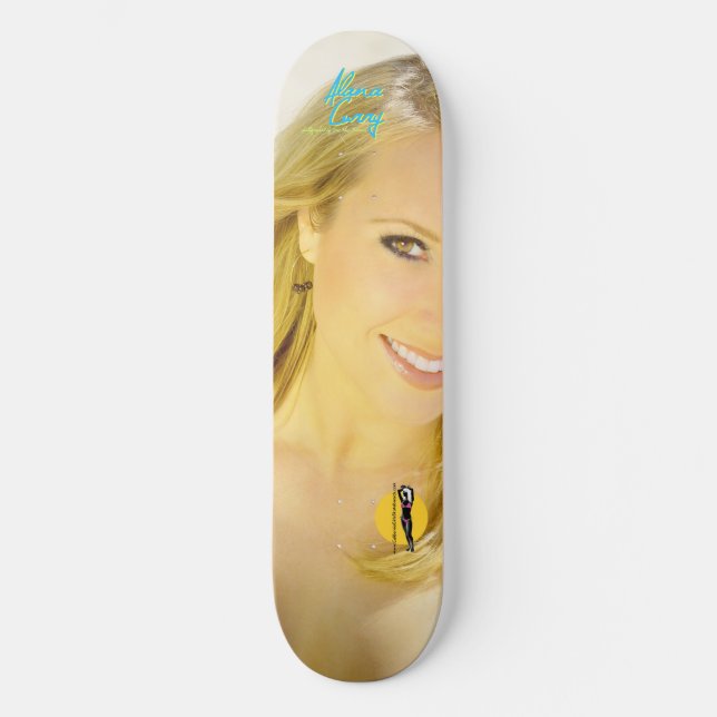 Skateboard Curry "Ansigt " de Alana (Anverso)