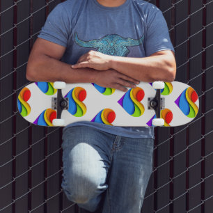 Skateboard Curvas del corazón del orgullo de SlipperyJoe form