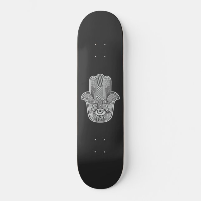 Skateboard Custom Hamsa (Anverso)