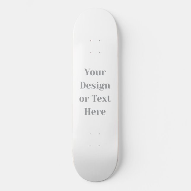 Skateboard Customizable Your Design or Text Here Personalized (Anverso)