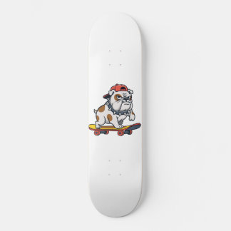Skateboard Cute Bulldog Skater
