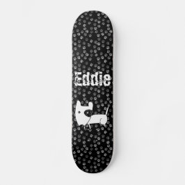 Skateboard Cute English Bull Terrier