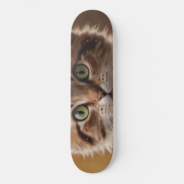 Skateboard Cute Kitten (Anverso)