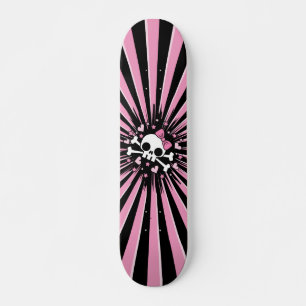 Skateboard Cute Skull