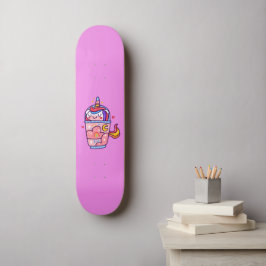 Skateboard Cute unicorn