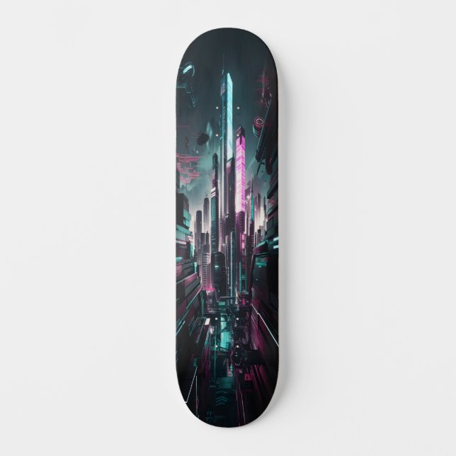 Skateboard Cyber City Vibes Edition 2 (Anverso)