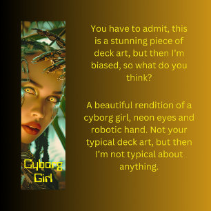 Skateboard Cyborg Chica