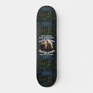 Skateboard Czar Rue Mentiroso Trump POTUS Patriótico Tren MAG