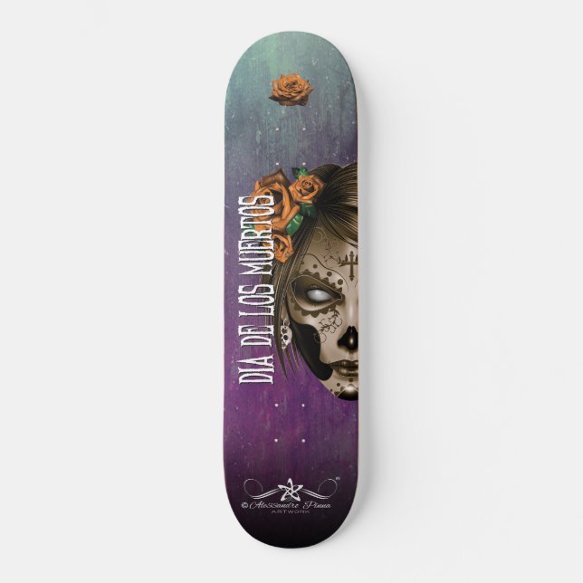 Skateboard D.D.L.M. La Catrina (Anverso)