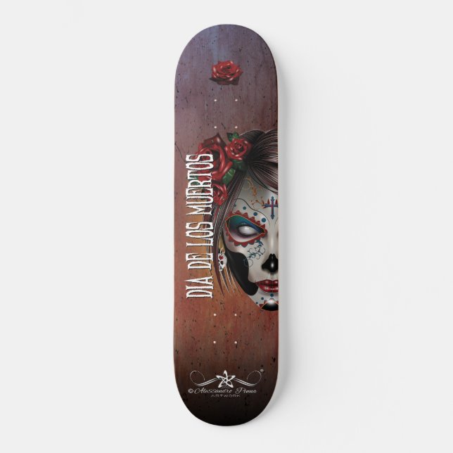Skateboard D.D.L.M. La Catrina (Anverso)