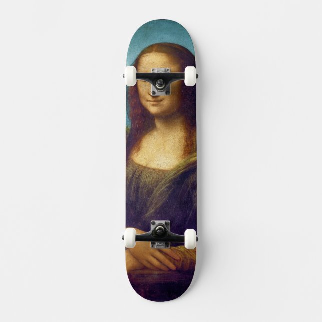 Skateboard Da Vinci: Mona Lisa (Anverso)