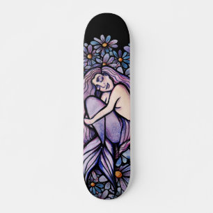 Skateboard Daisies morados Sirena de dormir