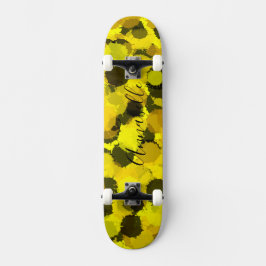 Skateboard Daisy Pop Art