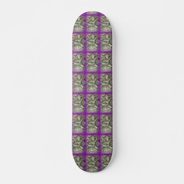 Skateboard dakinis morado bailando Thunder_Cove (Anverso )