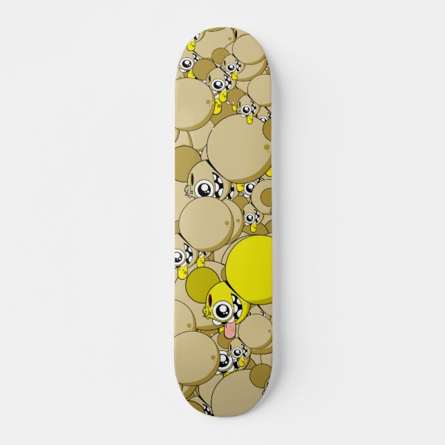 Skateboard Dalek "Old School" Marrón (Anverso )