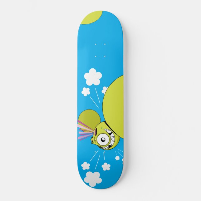 Skateboard Dalek "pensamientos del arco iris " (Anverso)