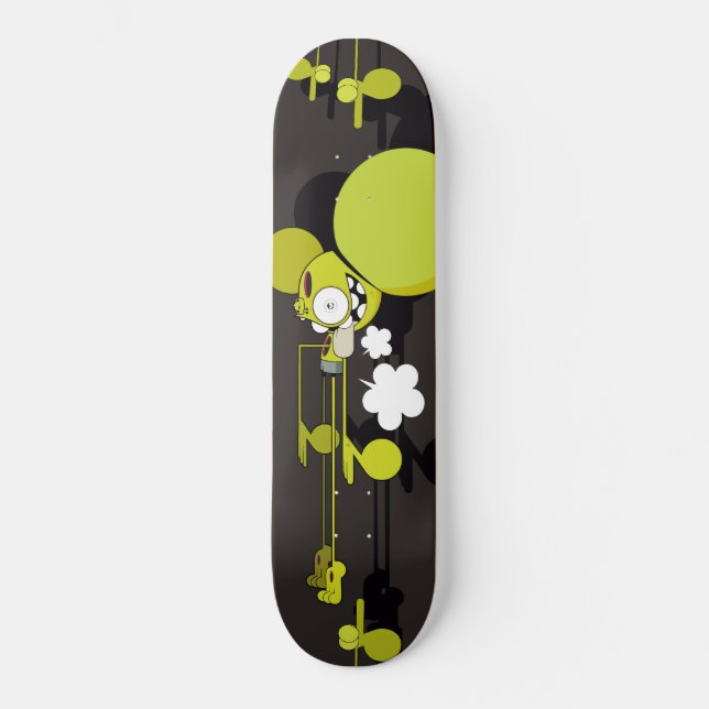 Skateboard Dalek "Ratón Funk" (Anverso)