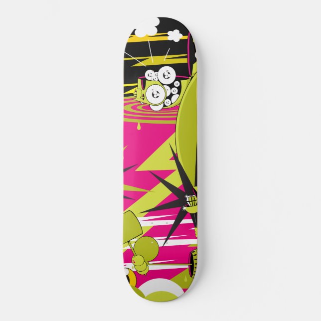 Skateboard Dalek "Tríptico Parte 2" (Anverso)