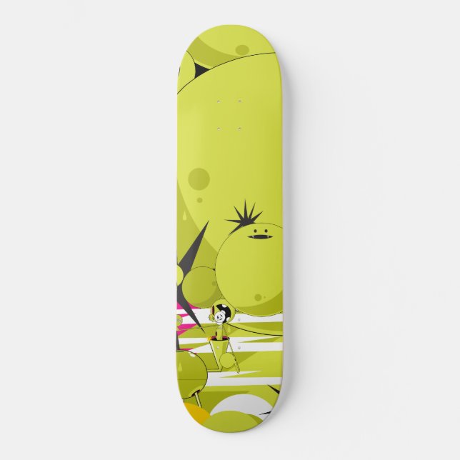 Skateboard Dálek "Tríptico Parte 3" (Anverso)