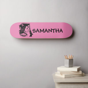 Skateboard Dama pirata personalizada