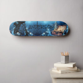 Skateboard Dama pirata personalizada