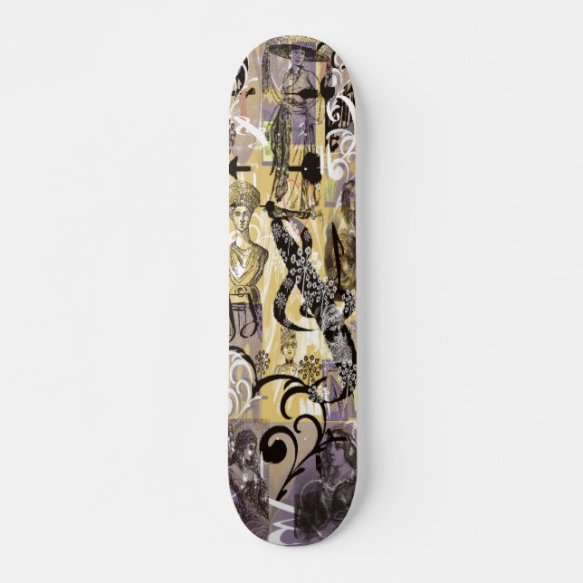 Skateboard Damas de cosecha (Anverso )