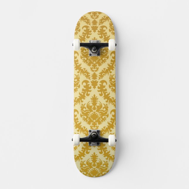Skateboard Damasco del oro (Anverso)