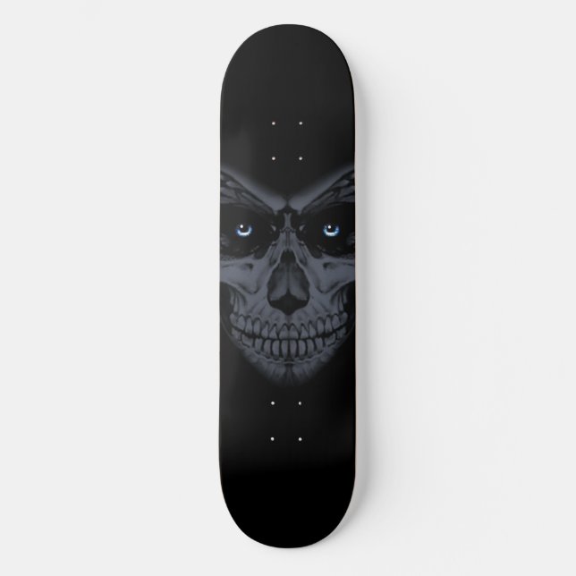 Skateboard dark goth dead skeleton bones (Anverso)