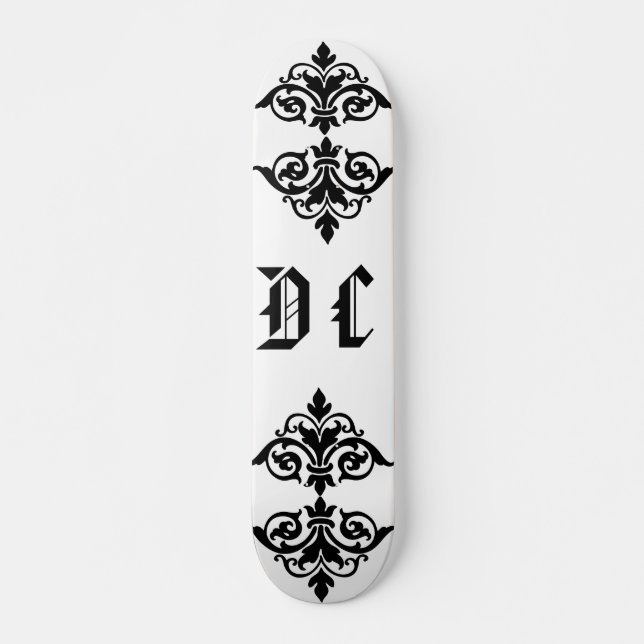 Skateboard DC monogramado (Anverso )