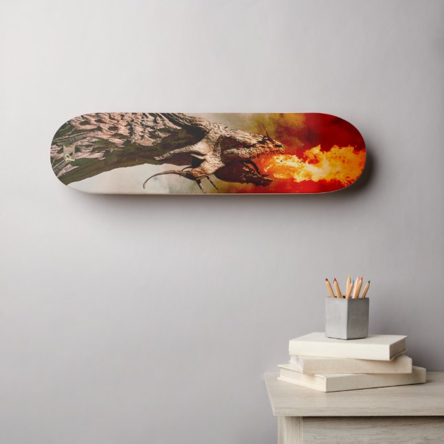 Skateboard Dd Brand de Fire Dragon (Arte de pared (horz))