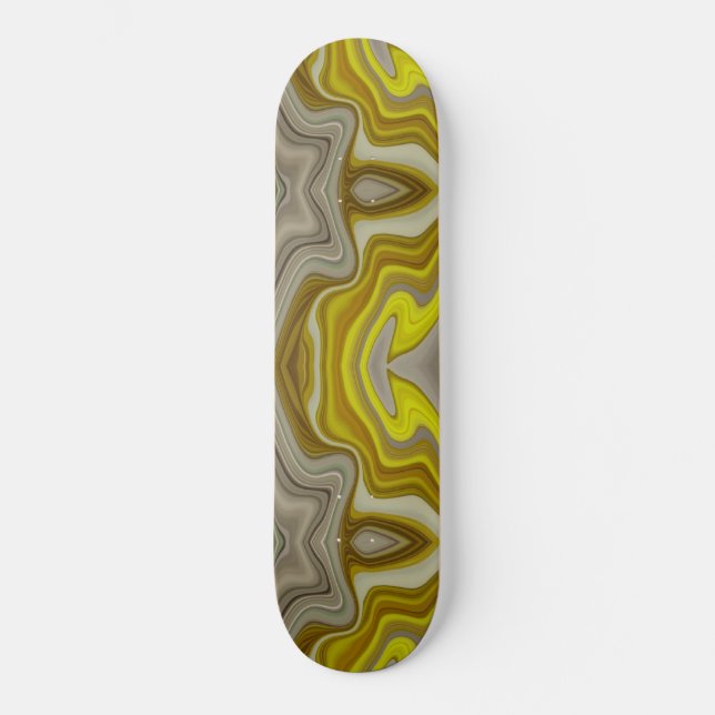Skateboard de amarilla con beige (Anverso)