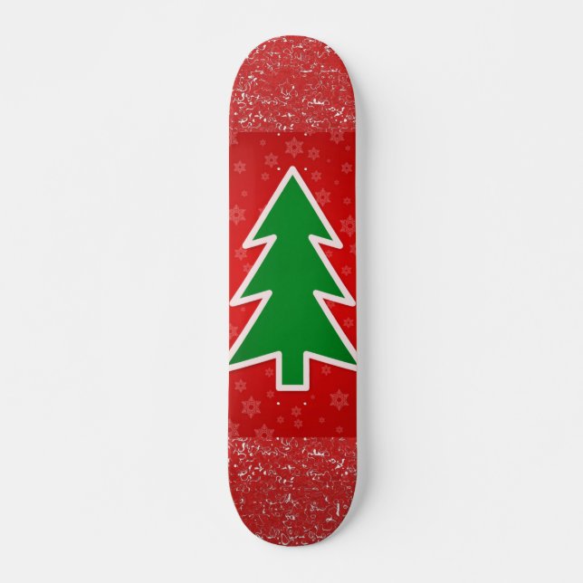Skateboard de árbol de Navidad (Anverso )